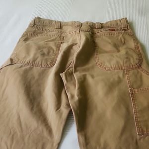Tan wrangler work pants